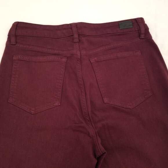 LRL Lauren Ralph Lauren Pinot Noir Wine Premiere Straight Leg Curvy Jean * 8 - Picture 7 of 10